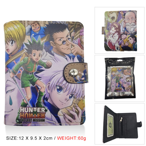CD-009 Hunter x Hunter Wallet Button PVC Purse12x9.5x2cm