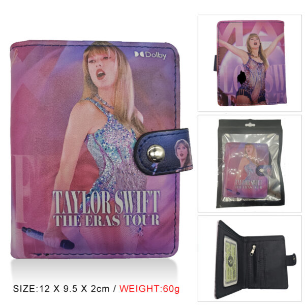 CD-021 Taylor Swift Wallet Button PVC Purse12x9.5x2cm