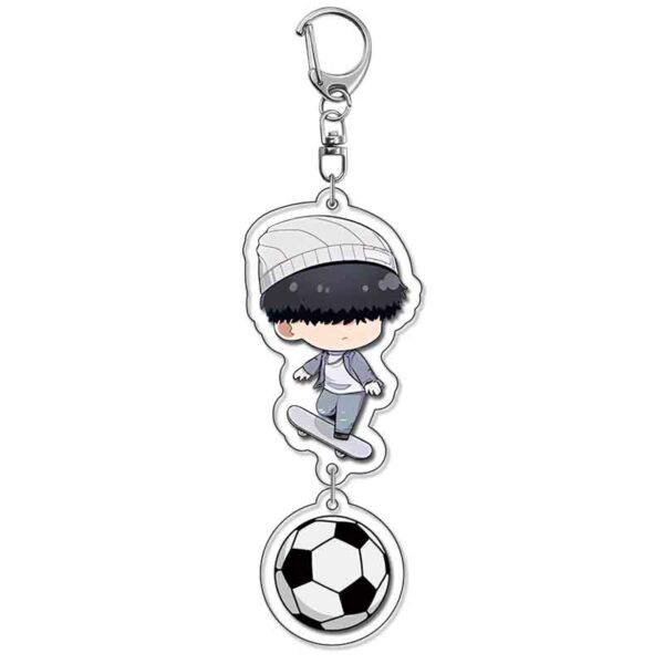 18181 Blue Lock Acrylic Key Chain price for 5 pcs 5.5cm