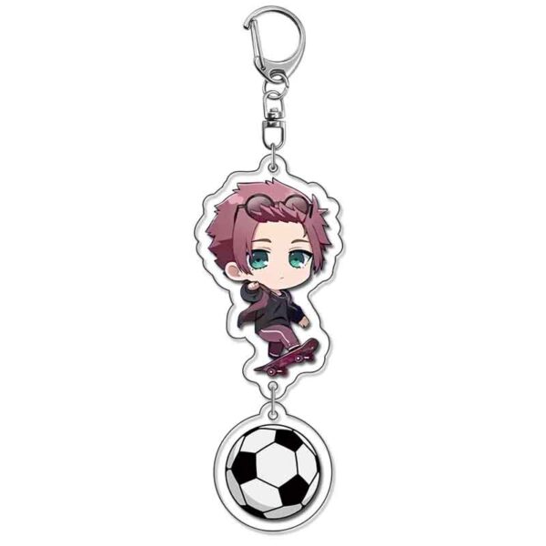 18182 Blue Lock Acrylic Key Chain price for 5 pcs 5.5cm