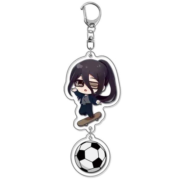 18183 Blue Lock Acrylic Key Chain price for 5 pcs 5.5cm