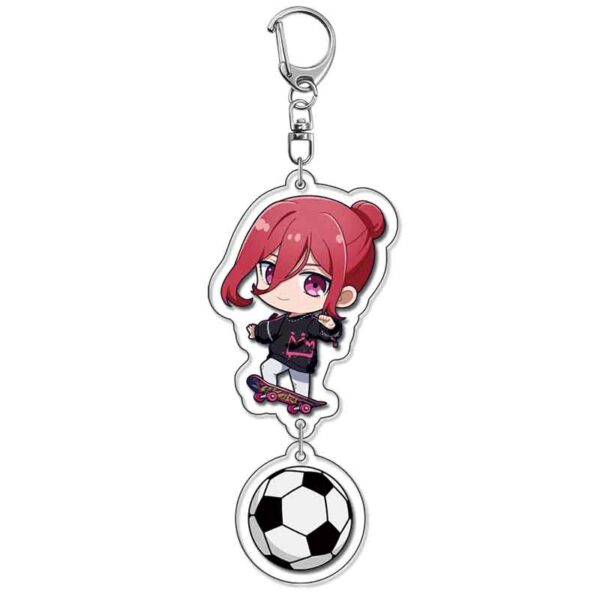 18189 Blue Lock Acrylic Key Chain price for 5 pcs 5.5cm