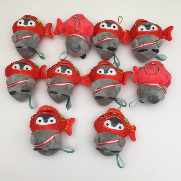 MCPC800 Edible Toy Plush Doll Pendant Egg Tart Cartoon Toy Doll Bag Keychain Pendant price for 10 pcs 7CM