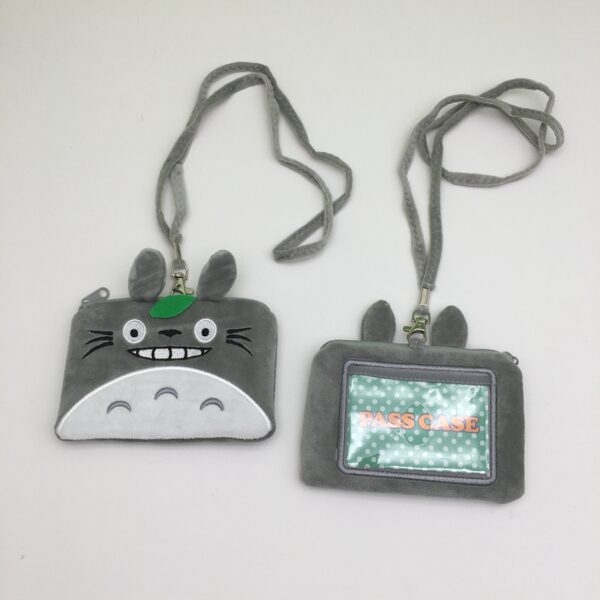 MCPC812 Totoro Coin Purse Cartoon Plush Toy Bag Organizer Pendant 14*10CM