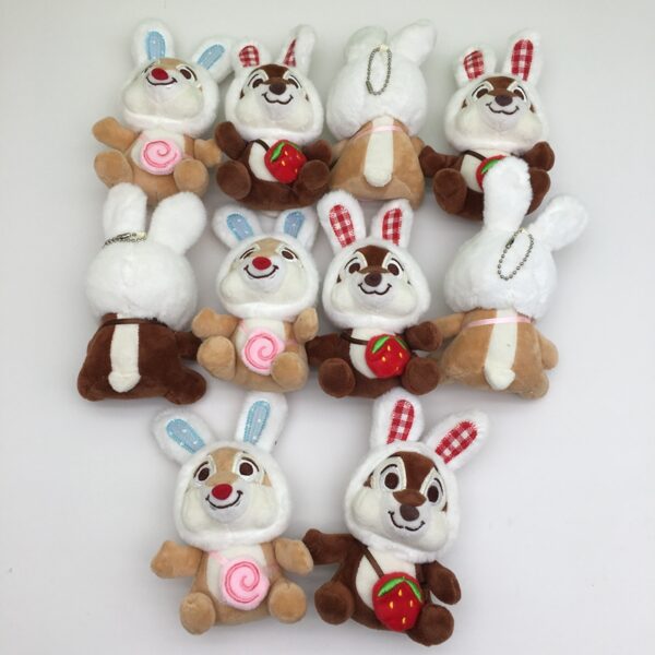 MCPC813 Squirrel Chip 'n Dale Plush Toy Doll Bag Pendant Keychain  price for 10 pcs  14CM