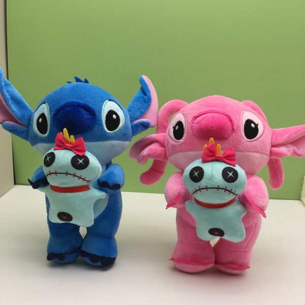 MCPC821 Lilo & Stitch Plush Toy Doll Couple Doll Ornament price for 2 pcs 23CM
