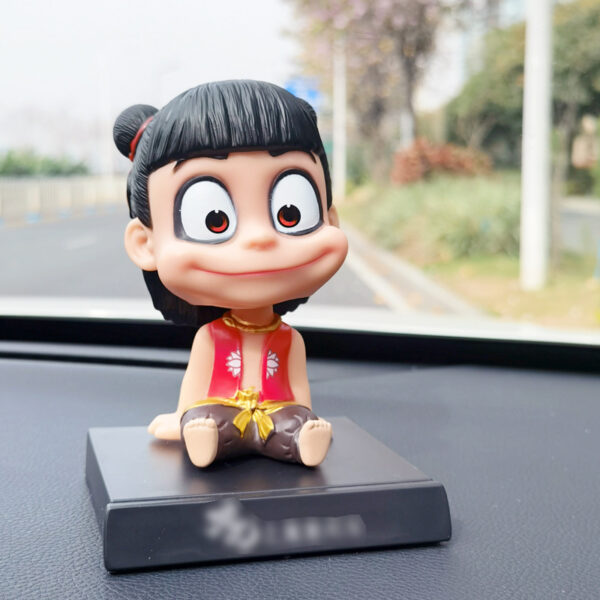 MCF366 Anime Cartoon Car Ornaments Bobblehead Figure Car Interior Decoration Doll
