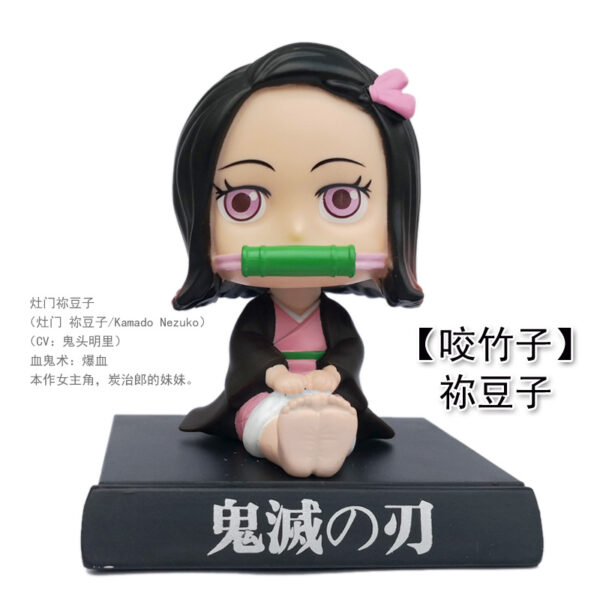 MCF378 Anime Cartoon Car Ornaments Bobblehead Figure Car Interior Decoration Doll