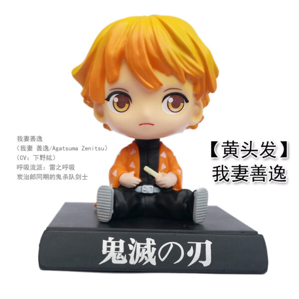 MCF379 Anime Cartoon Car Ornaments Bobblehead Figure Car Interior Decoration Doll