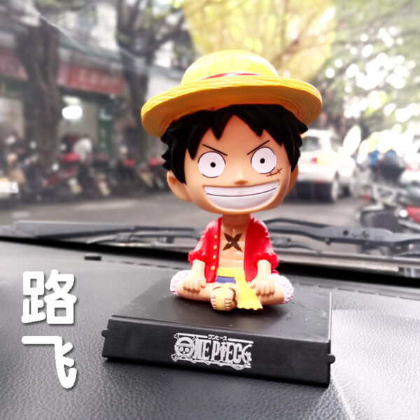 MCF381 Anime Cartoon Car Ornaments Bobblehead Figure Car Interior Decoration Doll