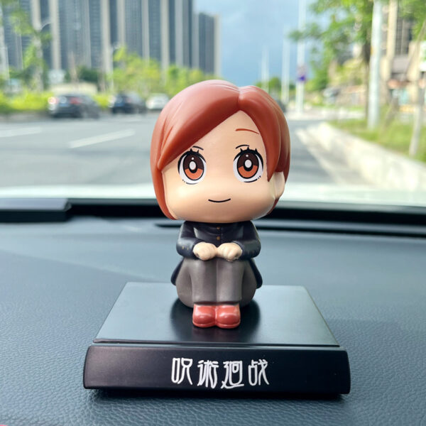 MCF401 Anime Cartoon Car Ornaments Bobblehead Figure Car Interior Decoration Doll