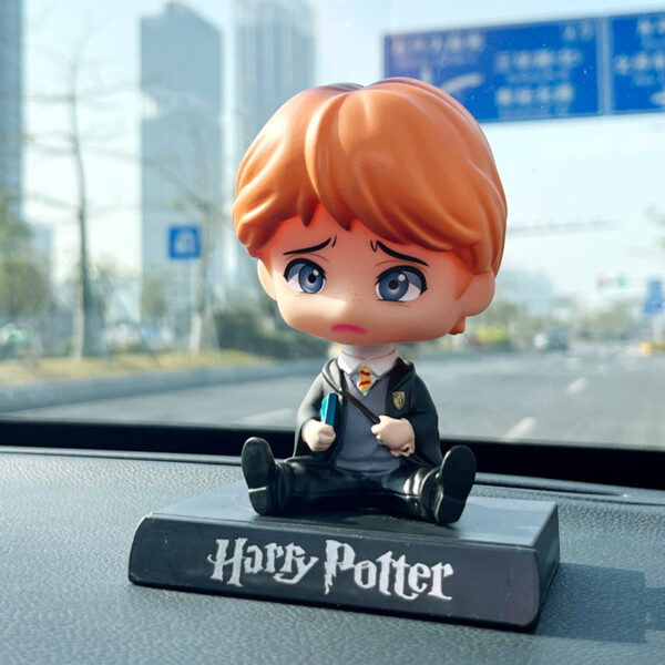 MCF415 Anime Cartoon Car Ornaments Bobblehead Figure Car Interior Decoration Doll