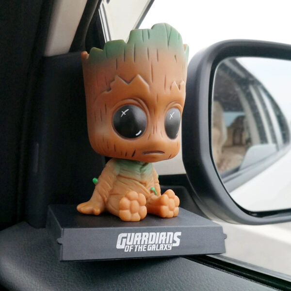MCF427 Anime Cartoon Car Ornaments Bobblehead Figure Car Interior Decoration Doll