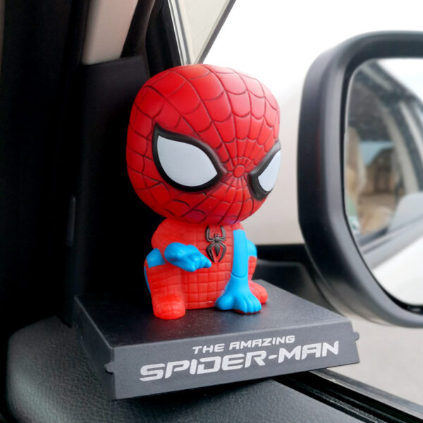 MCF428 Anime Cartoon Car Ornaments Bobblehead Figure Car Interior Decoration Doll