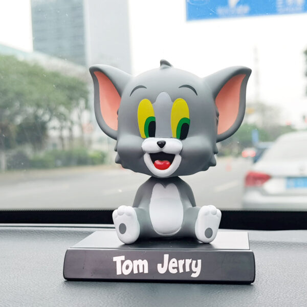 MCF437 Anime Cartoon Car Ornaments Bobblehead Figure Car Interior Decoration Doll