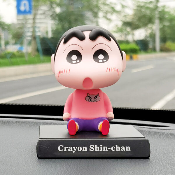 MCF446 Anime Cartoon Car Ornaments Bobblehead Figure Car Interior Decoration Doll