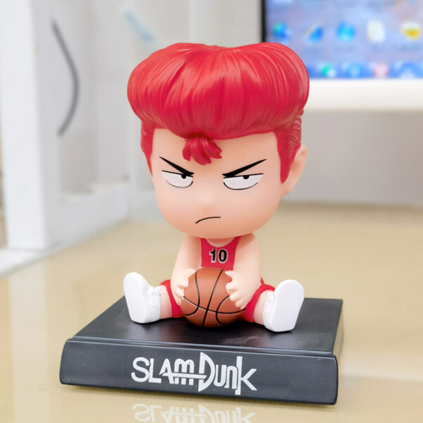 MCF457 Anime Cartoon Car Ornaments Bobblehead Figure Car Interior Decoration Doll