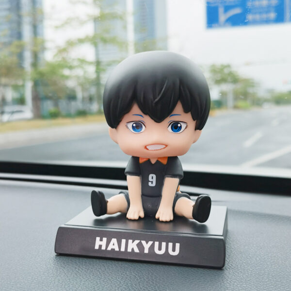 MCF465 Anime Cartoon Car Ornaments Bobblehead Figure Car Interior Decoration Doll