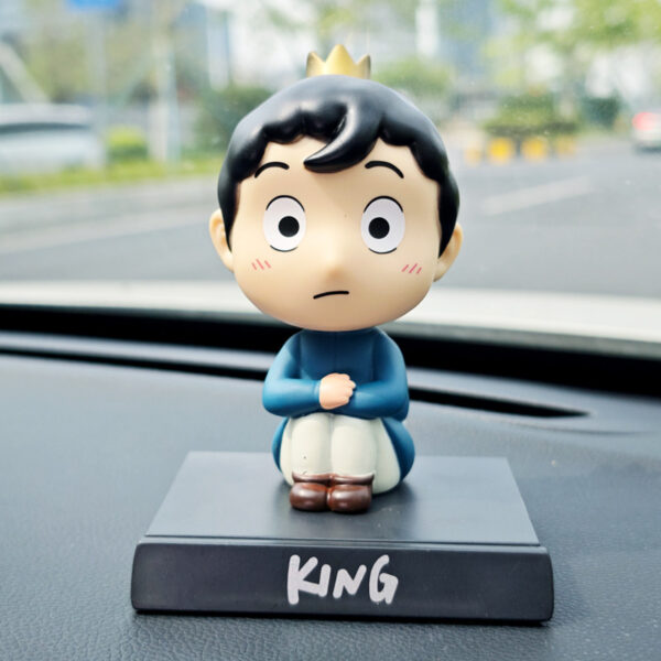MCF466 Anime Cartoon Car Ornaments Bobblehead Figure Car Interior Decoration Doll