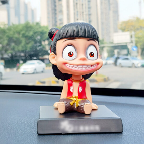 MCF470 Anime Cartoon Car Ornaments Bobblehead Figure Car Interior Decoration Doll
