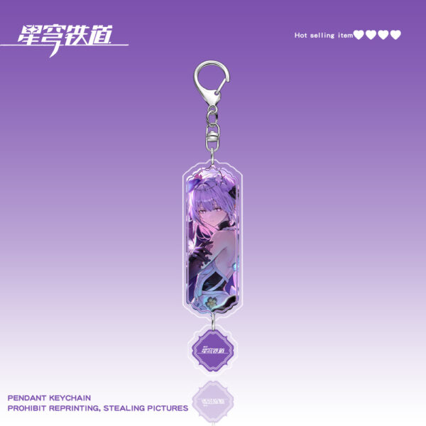 MCMK1475  Honkai StarRail  Acrylic Key Chain price for 5 pcs Castorias