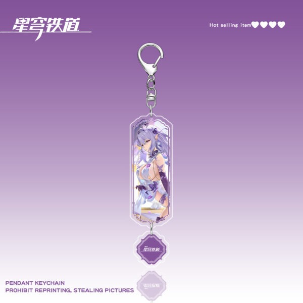MCMK1476  Honkai StarRail  Acrylic Key Chain price for 5 pcs Castorias