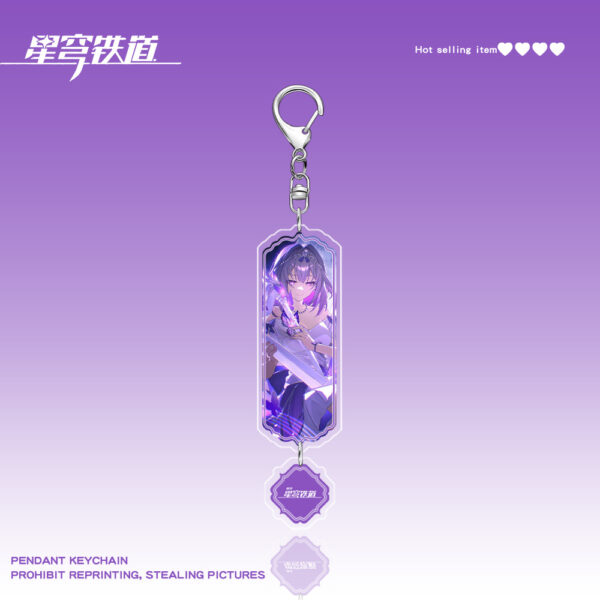 MCMK1478  Honkai StarRail  Acrylic Key Chain price for 5 pcs Castorias