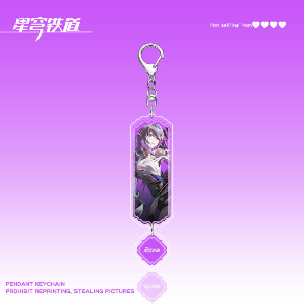 MCMK1479  Honkai StarRail  Acrylic Key Chain price for 5 pcs Castorias