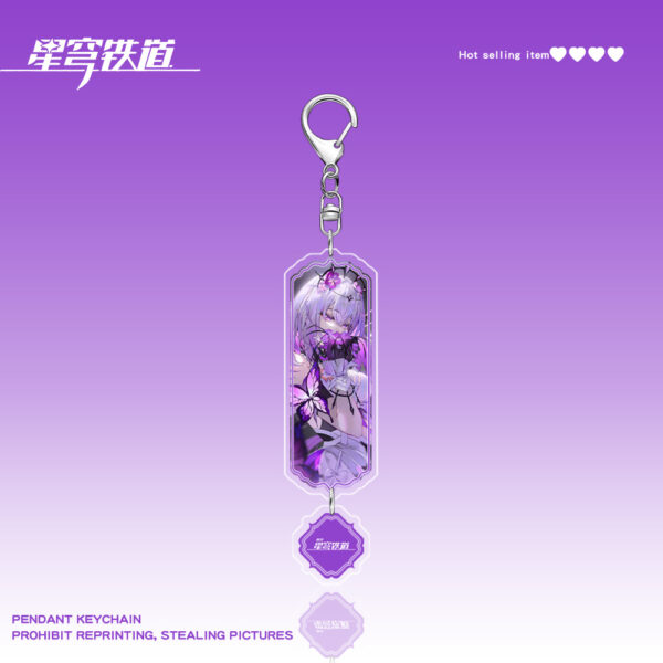 MCMK1480  Honkai StarRail  Acrylic Key Chain price for 5 pcs Castorias