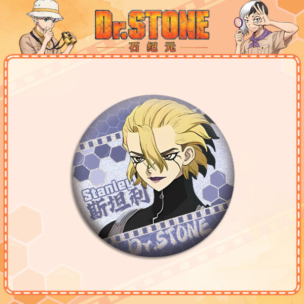 MCMK1528 Dr. Stone Brooches price for 5 pcs Laser Badges