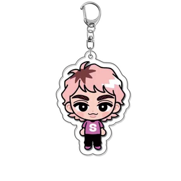 18860 Snow Man Acrylic Key Chain price for 5 pcs 5.5cm