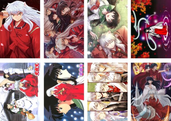 MCPT027 Inuyasha Posters price for 5 sets 8 pcs a set 29x42cm