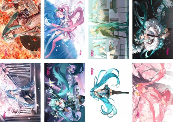 MCPT031 Vocaloid Posters price for 5 sets 8 pcs a set 29x42cm