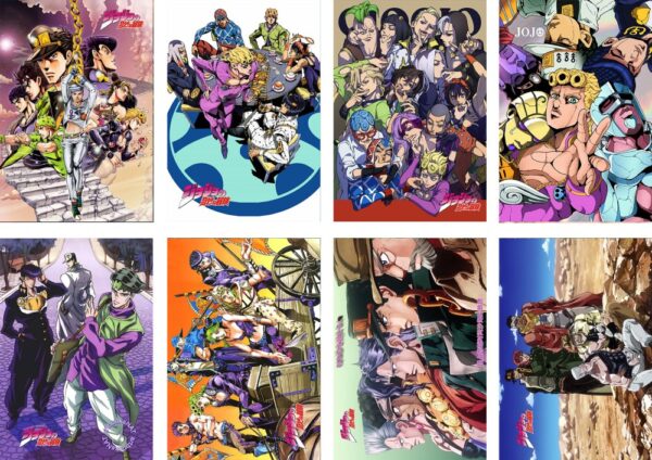 MCPT032 JOJO  Posters price for 5 sets 8 pcs a set 29x42cm