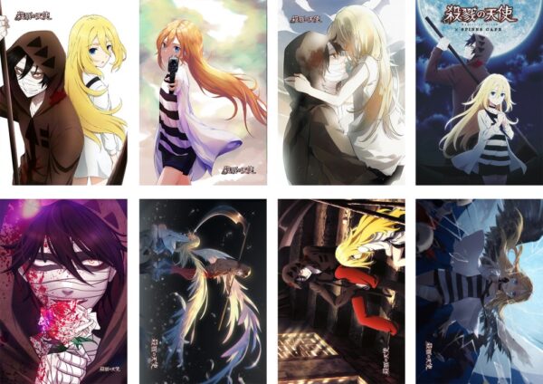 MCPT036 Angels of Death Posters price for 5 sets 8 pcs a set 29x42cm