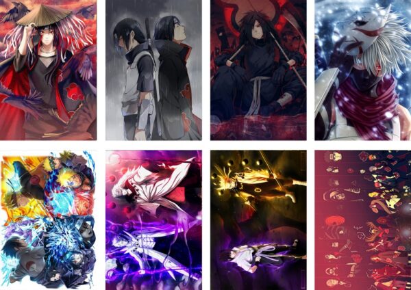 MCPT040 Naruto Posters price for 5 sets 8 pcs a set 29x42cm