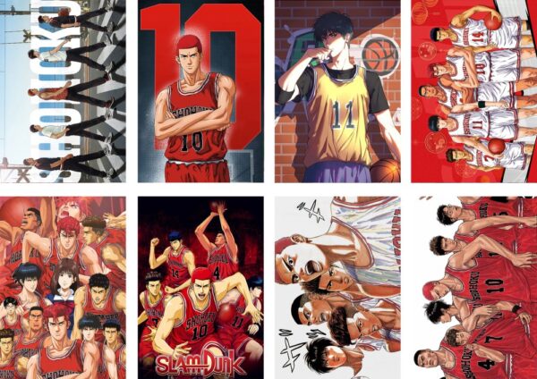 MCPT053 SLAM DUNK Posters price for 5 sets 8 pcs a set 29x42cm