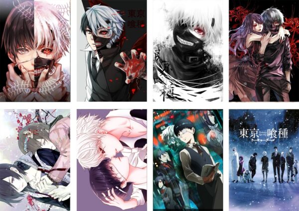 MCPT059 Tokyo Ghoul Posters price for 5 sets 8 pcs a set 29x42cm