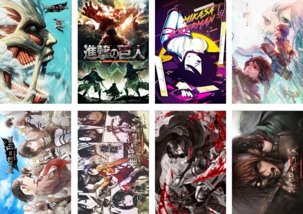 MCPT063 Attack on Titan Posters price for 5 sets 8 pcs a set 29x42cm