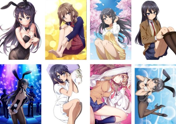 MCPT066 Seishun Buta Yaro Posters price for 5 sets 8 pcs a set 29x42cm