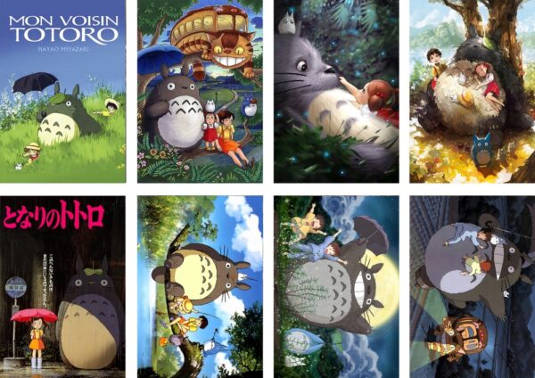 MCPT074 Totoro Posters price for 5 sets 8 pcs a set 29x42cm