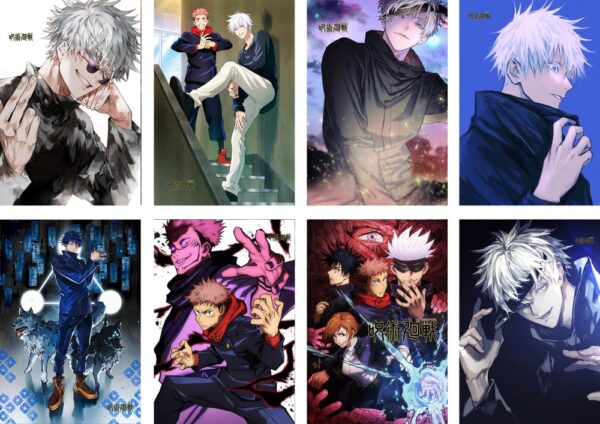 MCPT079 Jujutsu Kaisen Posters price for 5 sets 8 pcs a set 29x42cm