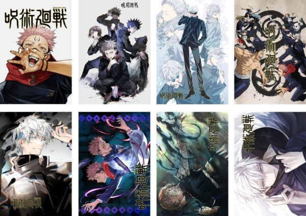MCPT080 Jujutsu Kaisen Posters price for 5 sets 8 pcs a set 29x42cm