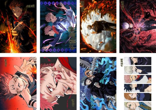 MCPT083 Jujutsu Kaisen Posters price for 5 sets 8 pcs a set 29x42cm