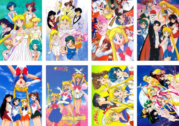 MCPT088 Sailor Moon Posters price for 5 sets 8 pcs a set 29x42cm