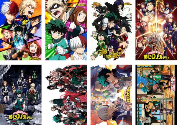 MCPT103 My Hero Academia Posters price for 5 sets 8 pcs a set 29x42cm