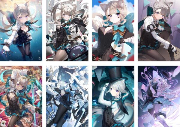 MCPT123 Genshin Impact Linnet  Posters price for 5 sets 8 pcs a set 29x42cm