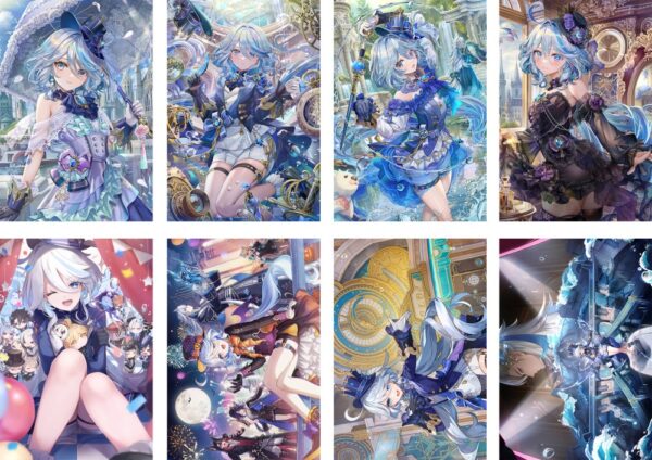 MCPT132 Genshin Impact Furniture Posters price for 5 sets 8 pcs a set 29x42cm