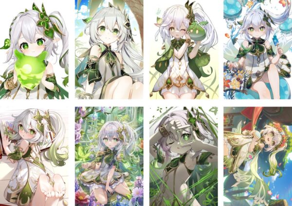 MCPT134 Genshin Impact Narcida Posters price for 5 sets 8 pcs a set 29x42cm