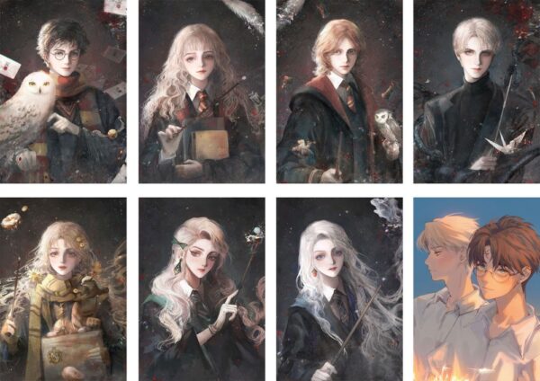 MCPT136 Harry Potter Posters price for 5 sets 8 pcs a set 29x42cm